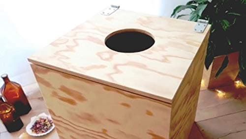 Natural Birch Wooden V Steam Stool for All Women. Temperature adjusting Steam Pot Included. Tightening, PMS, Fertility, Natural Herbal Cleanse, PMS, PCOS, Postpartum.