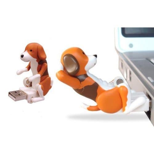 Funny Flash Drive, Vanpower USB Funny Cute Humping Spot Dog Toy Mini Portable Toy(Brown)