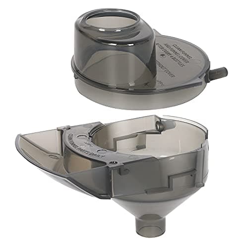 2 Pack Replacement Baby Brezza Formula Pro Advanced FRP0046 Replacement Funnel and Cover Compatible with Grey, Grey, Funnel 01
