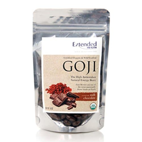 Organic Goji Berries Covered with Milk Chocolate 6 Ounces