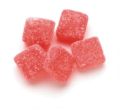 Red Cinnamon Gummy Squares - Hot and Spicy Cinnamon Gummy Candy in Bulk, Gluten Free Gummies for Kids and Adults, Kosher, Made in the USA - 5 lb Bag
