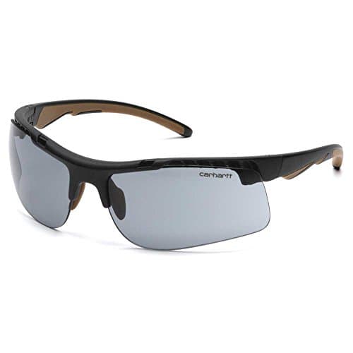 Carhartt Rockwood Safety Glasses, Gray Anti-Fog, Frustration-Free Packaging