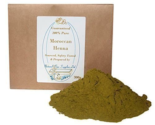 Natural Spa Supplies Moroccan Henna Powder 100 Percent Pure and Natural Hair Dye, 300 g