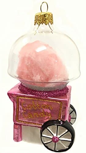 Pinnacle Peak Trading Company Cotton Candy Ornament Polish Glass Christmas Tree Decoration