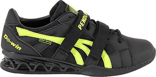 2014 Pendlay Limited Edition Do-Win Weightlifting Shoes - Men's Black / Lime Weight Power Lifting Shoe (7.5)