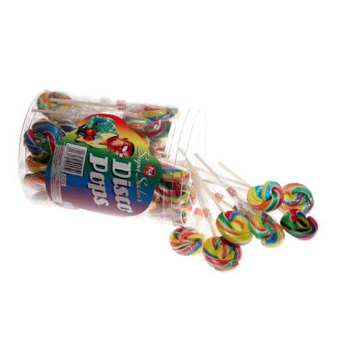 0733 Rainbow Pops - 2" Swirly Lollipops Pack of 50