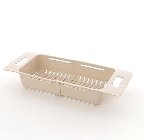 UCTOP STORE Adjustable Multipurpose Over Sink Dish Drying Mat Drainer Foldable Rack Fruits And Vegetable Cup Bowl Rinser Kitchen Wash Basket Color Random