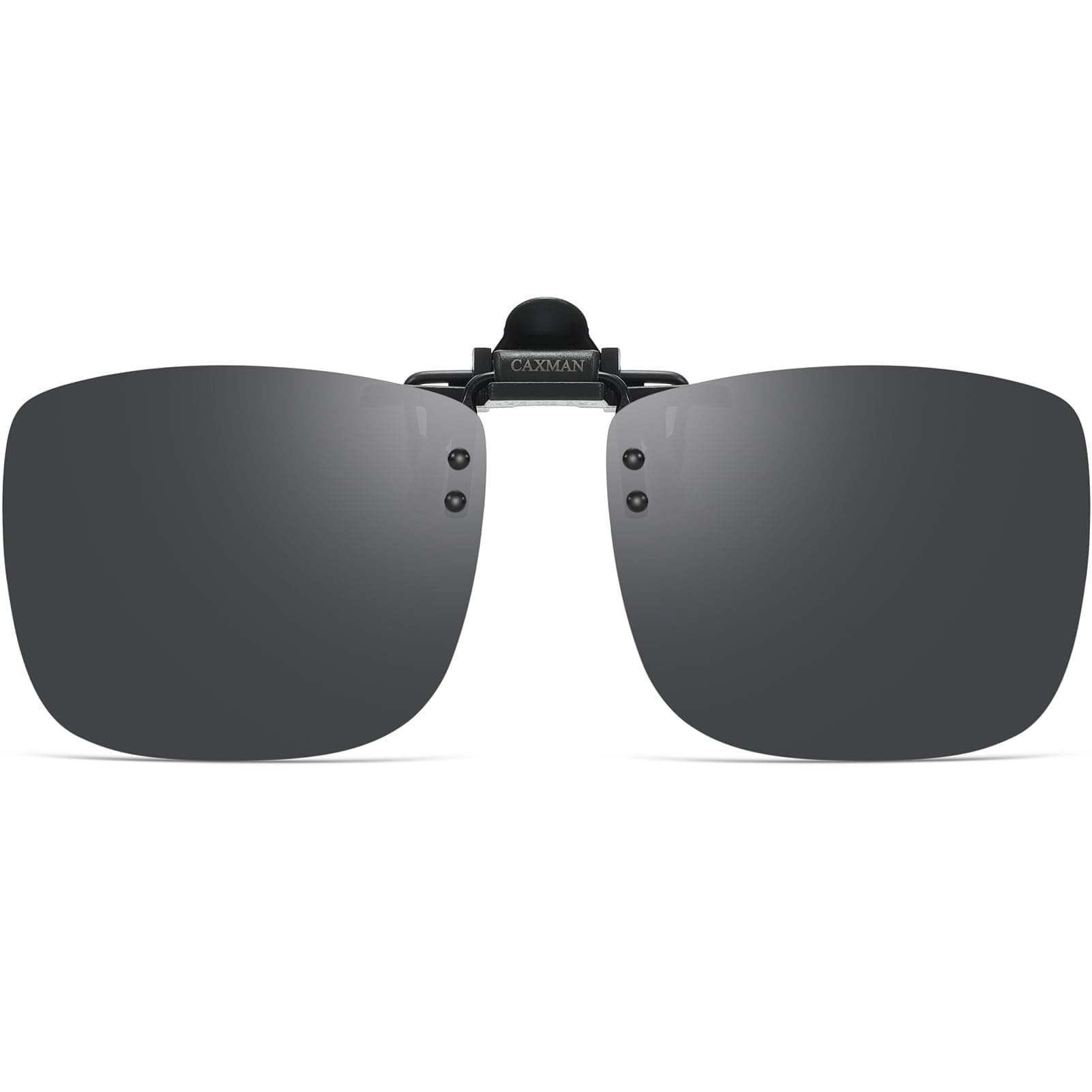 Polarized Clip-on Flip Up Metal Clip Rimless Sunglasses for Prescription Glasses