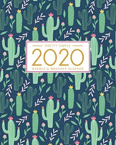 2020 Planner Weekly and Monthly: January to December: Cactus Cover (2020 Planner Series)