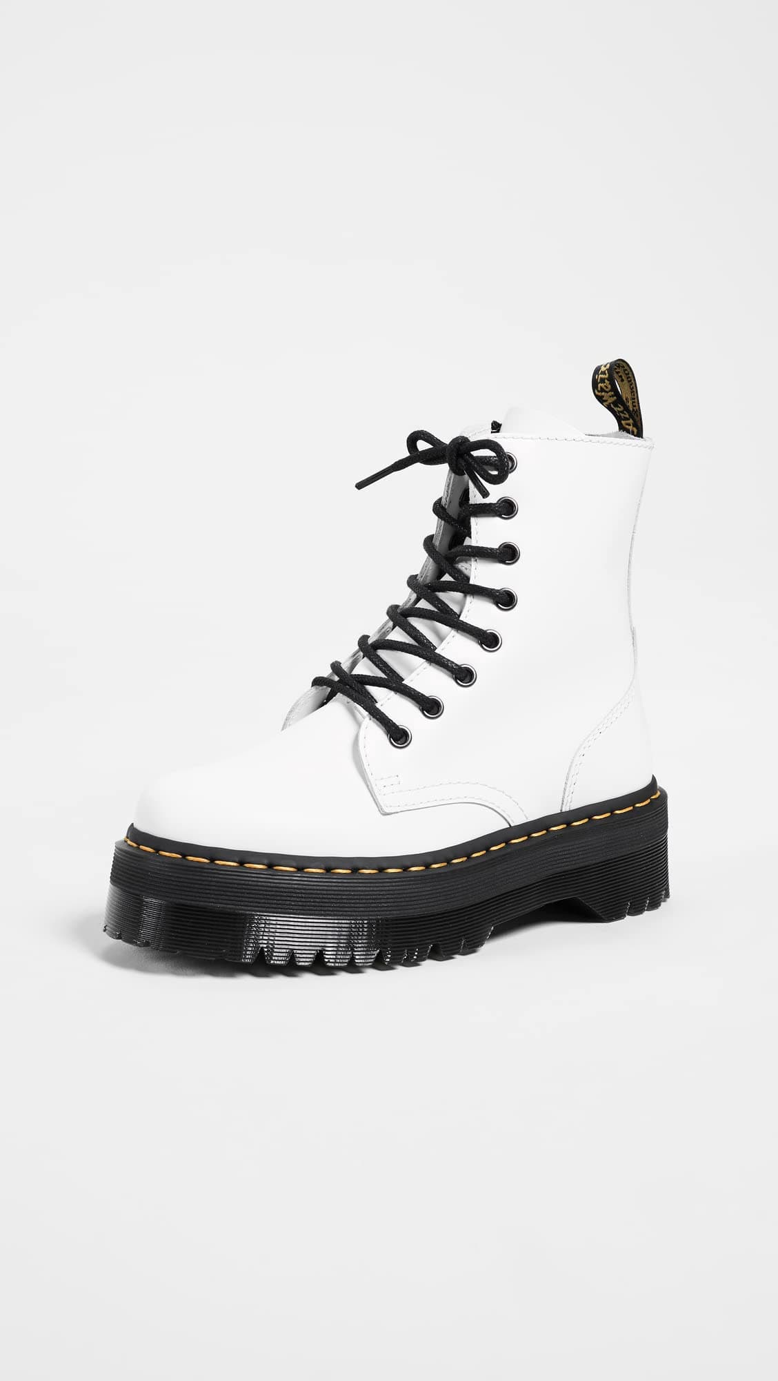 Dr. Martens Unisex Jadon Patent Lamper Leather Boots
