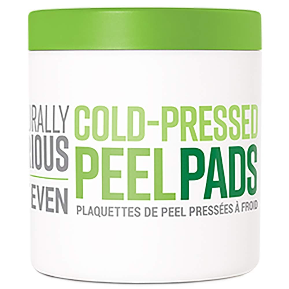 Naturally Serious - Get Even Natural Cold-Pressed Peel Pads | Clean Skincare, Vegan, Cruelty-Free (60 Pads)