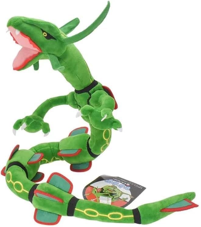 isovoc Rayquaza Plush Doll Stuffed Figure Toy 31 inch Gift (Green)