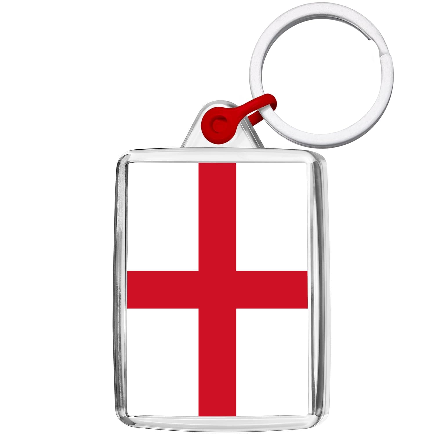 PixlyEngland Flag Keyring Key Fob England Great Britain UK Country Keychain Keepsake Souvenir Gift