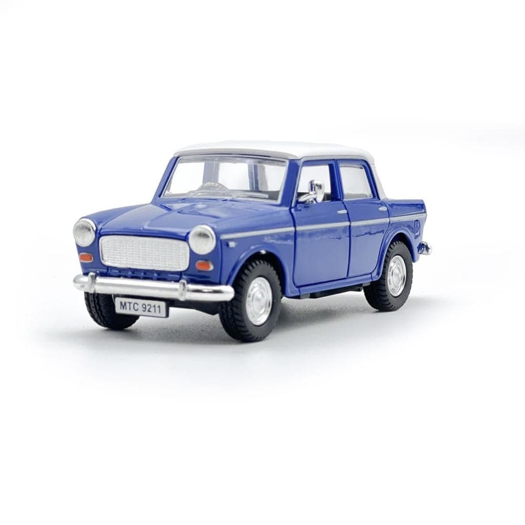 Amisha Gift Gallery Car Toy for Kids Queens 70 Toy Model Fiat Openable Doors Pull Back Action Collectible Model for Kids Car Model Gift Toys for Kid Vehicle, Mini Cars Colors as Per Availability Blue