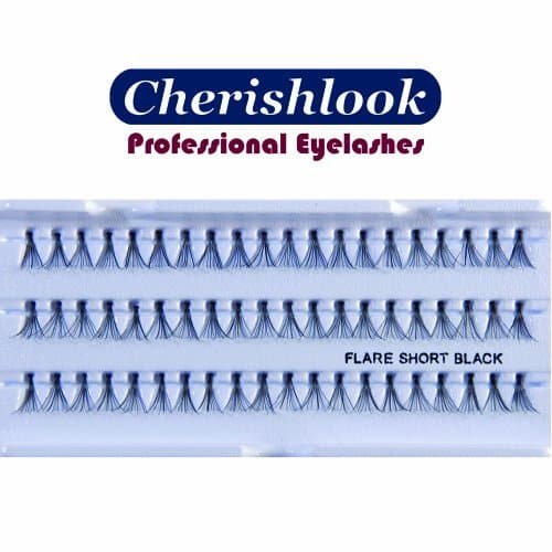 Cherishlook Professional 10packs Eyelashes - Flare Short Black