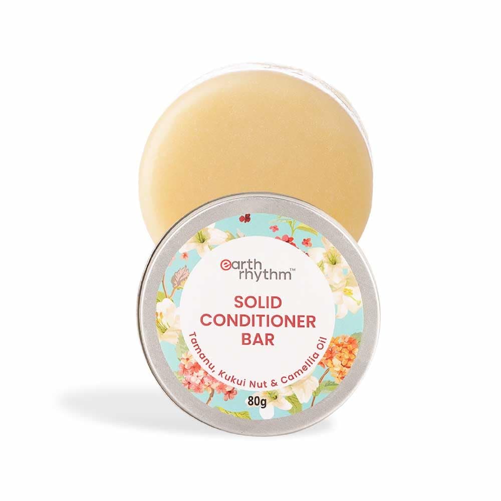 Conditioner Bar Tamanu, Kukui Nut & Camellia Oil, Frizz Control + Damage Repair, Sulphates & Paraben Free