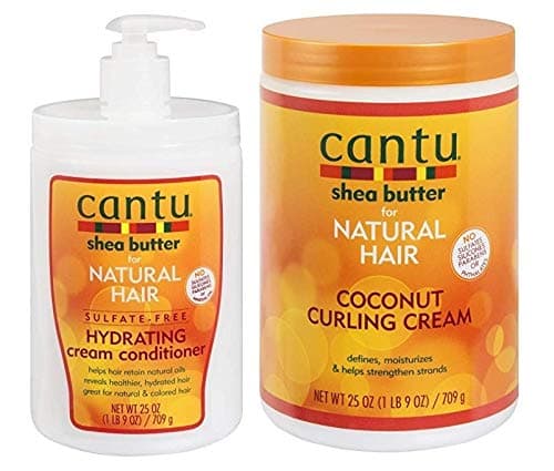 Shea Butter Natural Hair Cream and Conditioner (CONDITIONER25OZ&CREAM25OZ).