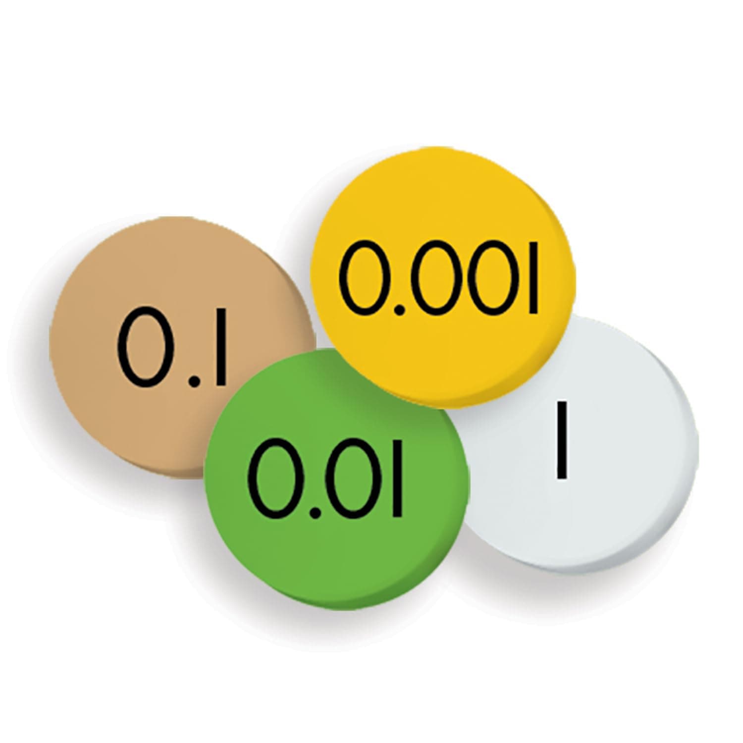 Teacher Created Resources Sensational Math™ Place Value Discs: 4-Value Decimals to Whole Numbers (TCR626635)