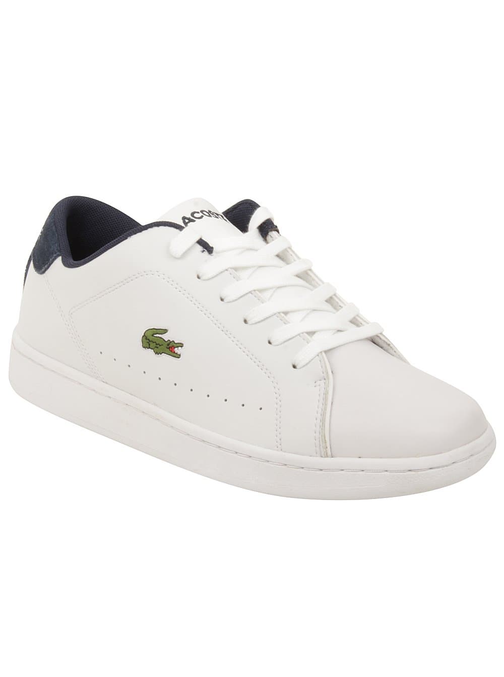 Lacoste Men's Carnaby CA White/Navy 10.5 D