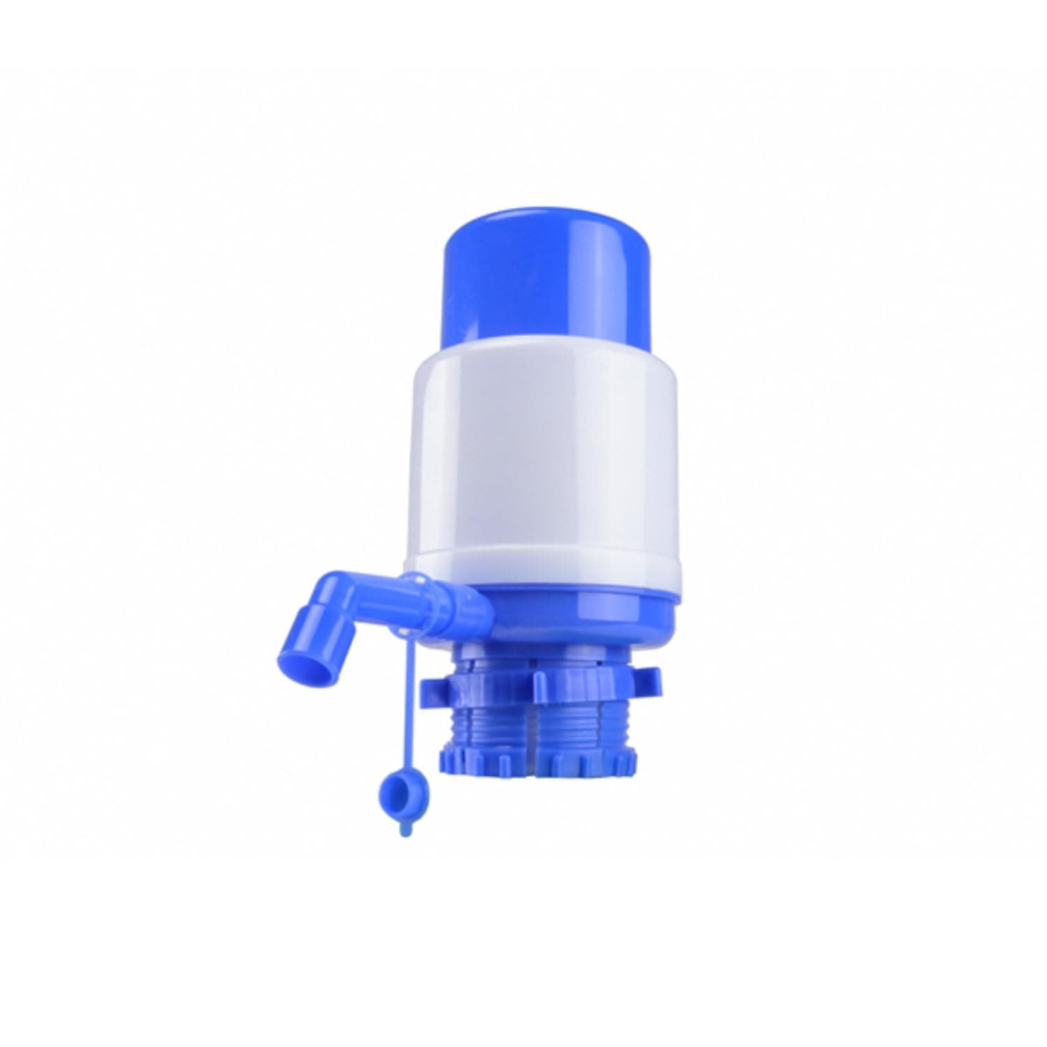 GOGODUCKS showay Water Bottles Pump Blue Manual Hand Pressure Drinking Fountain Pressure Pump Water Press Pump with an Extra Short Tube and Cap Fits Most 2-6 Gallon Water Coolers â€¦