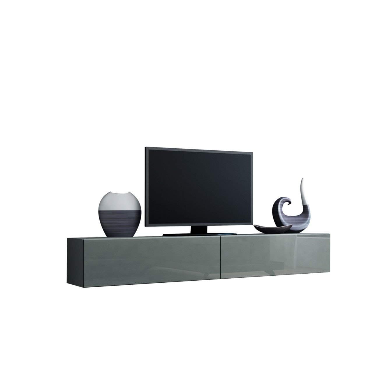 Domadeco 180 TV Media Stands/tv Stand Furniture/TV Media Stands Color (Grey & Grey)