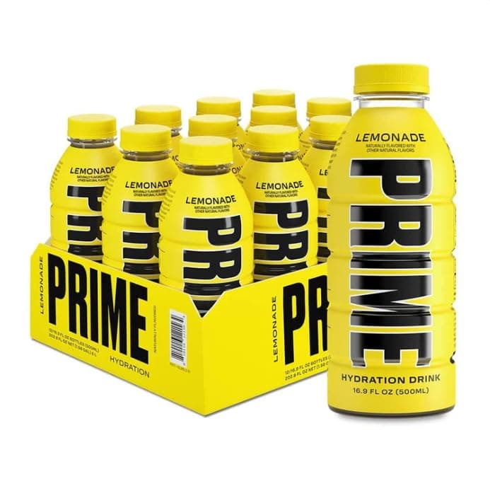Lemonade| Electrolyte Enhanced for Ultimate Hydration | 250mg BCAAs | B Vitamins | Antioxidants | 720mg Electrolytes | 10.5% Coconut Water | 500mL Bottle |12 Pack