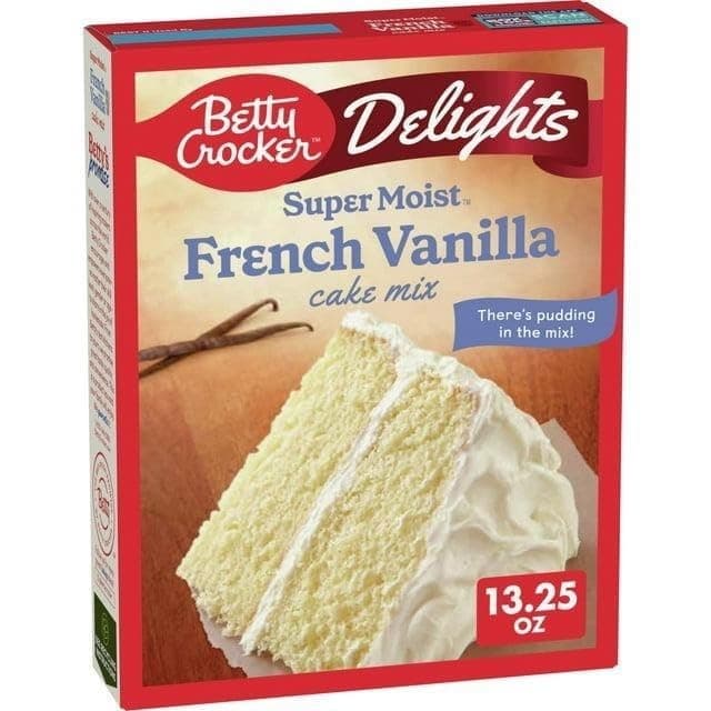 Betty Crocker Delights Super Moist French Vanilla Cake Mix 376g (13.25oz)