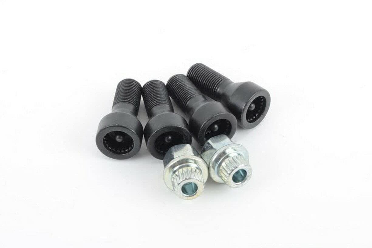 BMW Genuine Wheel Lock Set - Black M14 X 1.25 X5 3.0si X5 3.5d X5 4.8i X5 M X5 35dX X5 35iX X5 50iX X6 35iX X6 50iX X6 M Hybrid X6 740i 750i 750iX ALPINA B7 ALPINA B7X 740i 750i 750iX ALPINA B7 ALPINA B7X 740Li 750Li 750LiX 760Li ALPINA B7L ALPINA B7LX 740LdX 740Li 740LiX 750Li 750LiX 760Li ALPINA B7