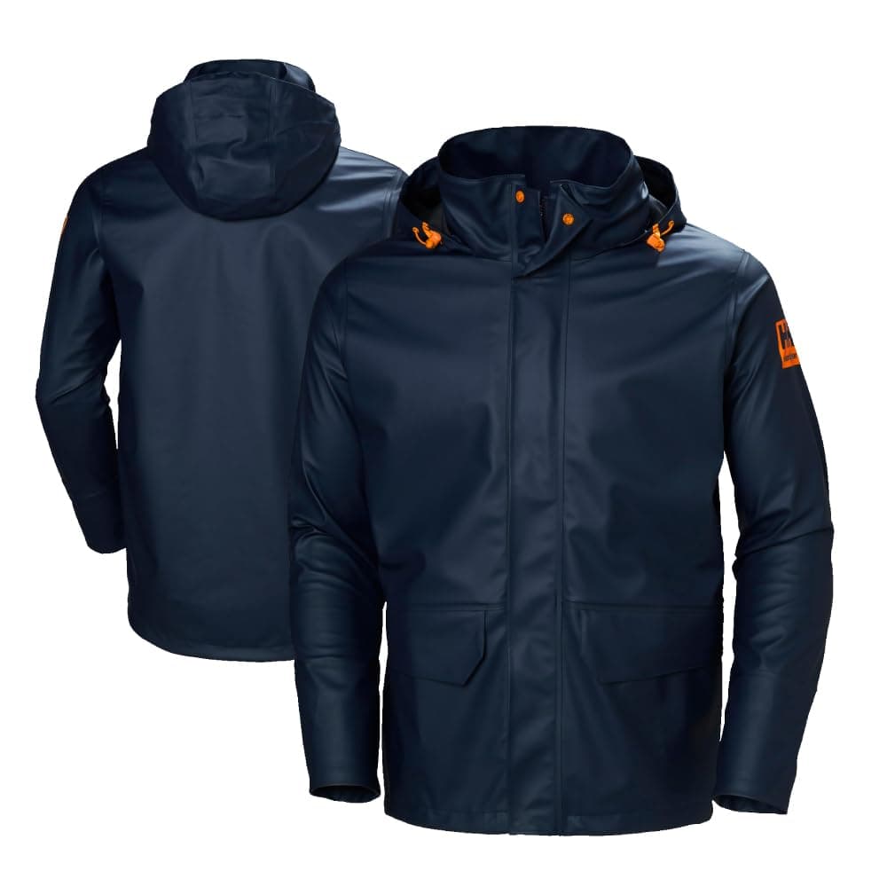 Gale Mens Rain Jackets - Waterproof Jacket for Men - Stretch Fabric Windbreaker - Packable Hood