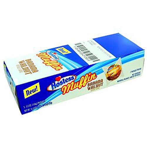 Hostess, Muffin Banana Walnut, Count 3 (5.5 oz) - Cakes & Muffins / Grab Varieties & Flavors