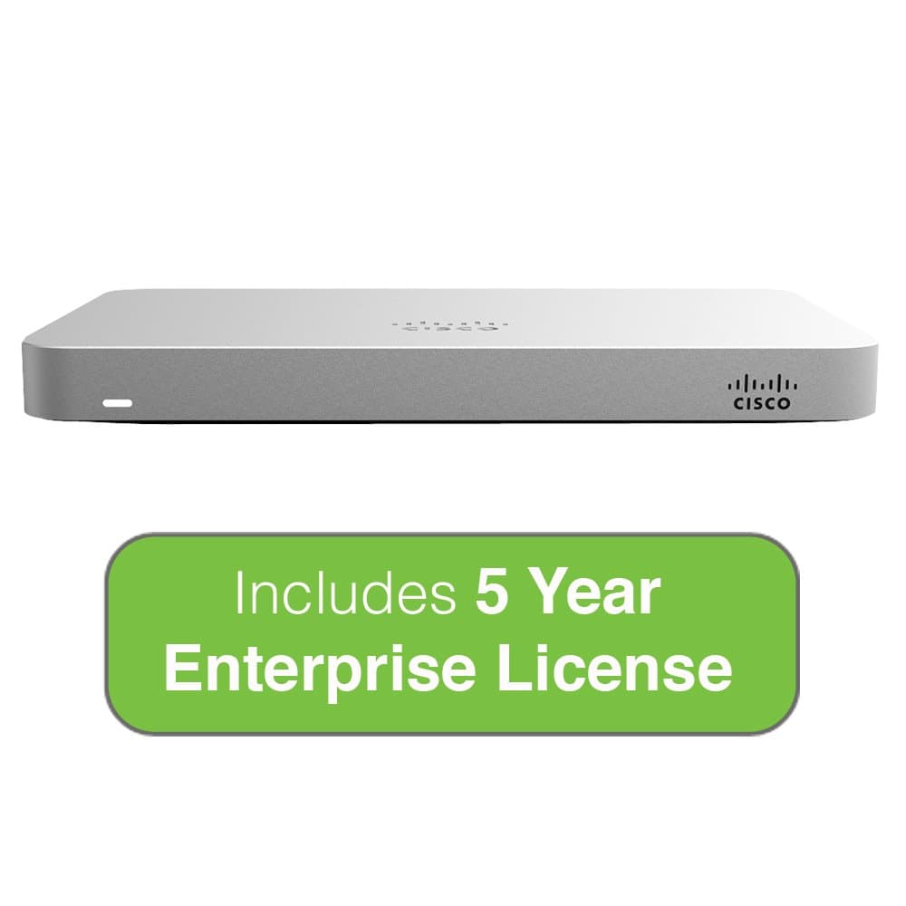 Meraki MX64 5 Year Enterprise License & Appliance Bundle