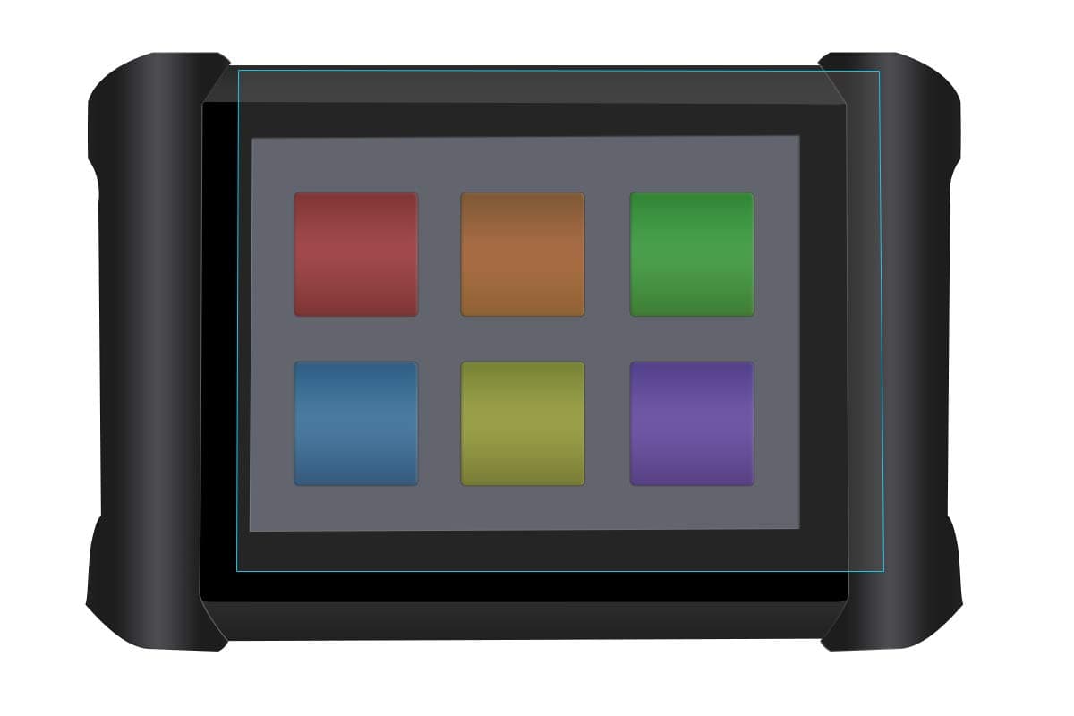 Photodon25% Anti-Glare Screen Protector for The Autel MaxiCheck MX808 7-inch Diagnostic Scanner with Kit