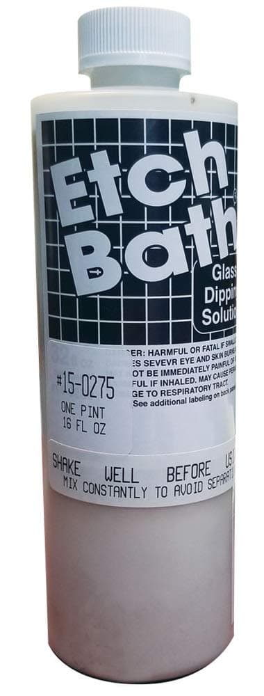Armour Etch Bath Glass Dipping Solution - 16 Ounces