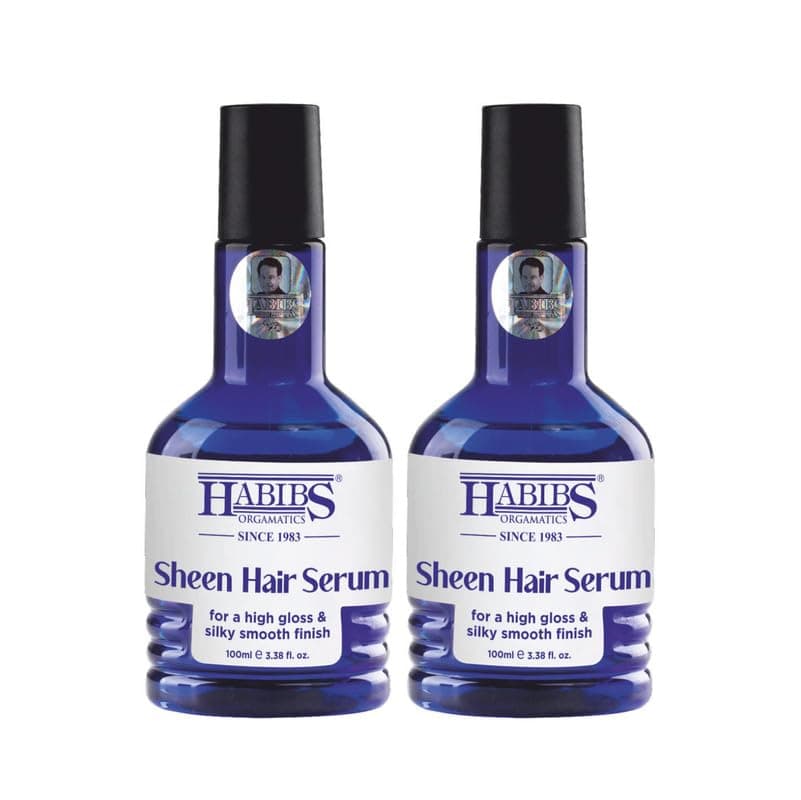 Sheen Hair Serum For Smooth Anti-Frizz Hair Serum High-Gloss, Silky-Smooth Finish Enriched With Aloevera & Sunflower Oil 100ml Pack of 2