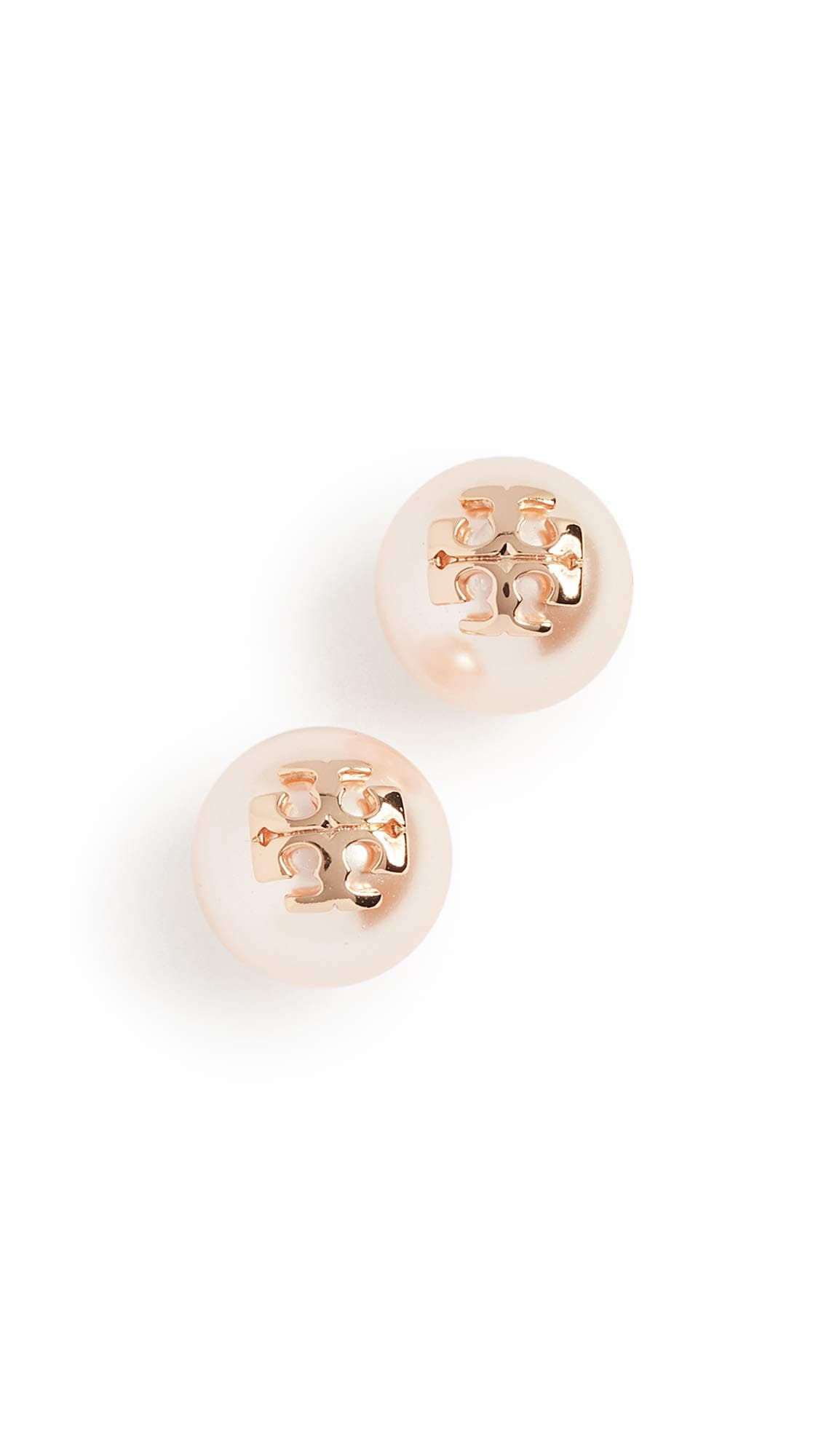 Tory Burch Women's Swarovski Imitation Pearl Stud Earrings