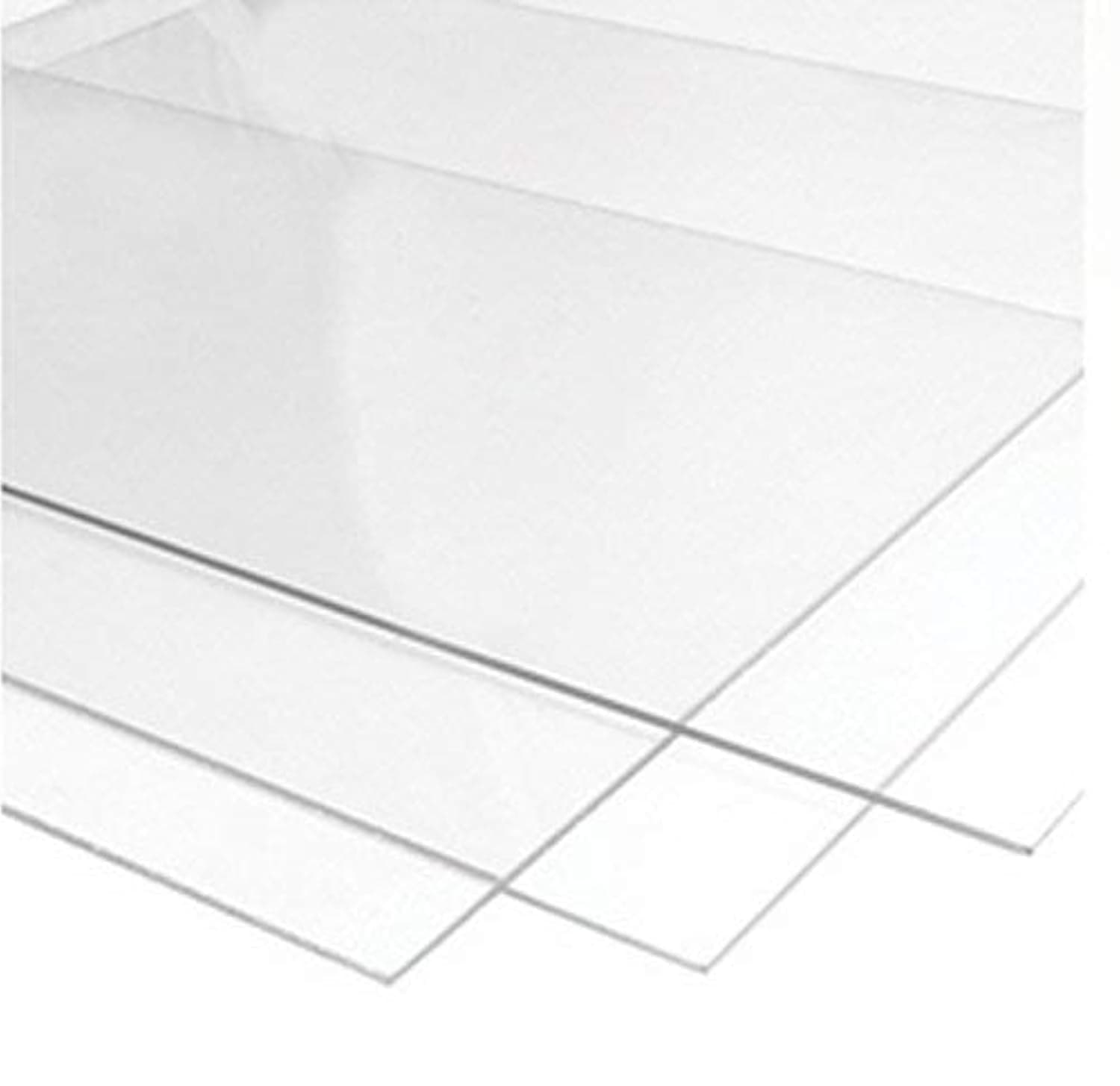 500mm x 750mm Clear Perspex Acrylic Plastic Sheet - 2mm, 3mm, 4mm,5mm,6mm Thick (3mm)