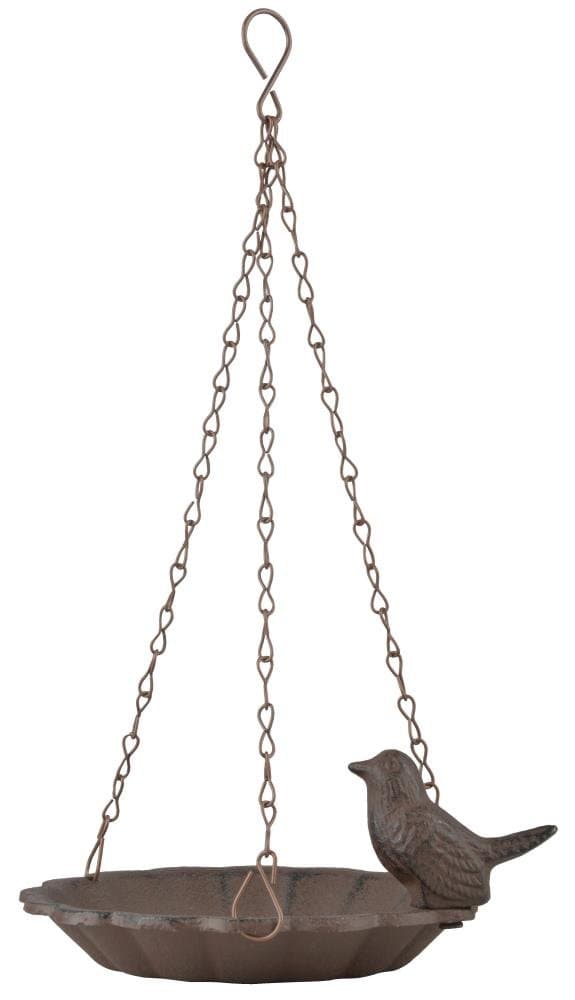 Esschert Design FB378 Hanging Bird Bath with 1 Bird