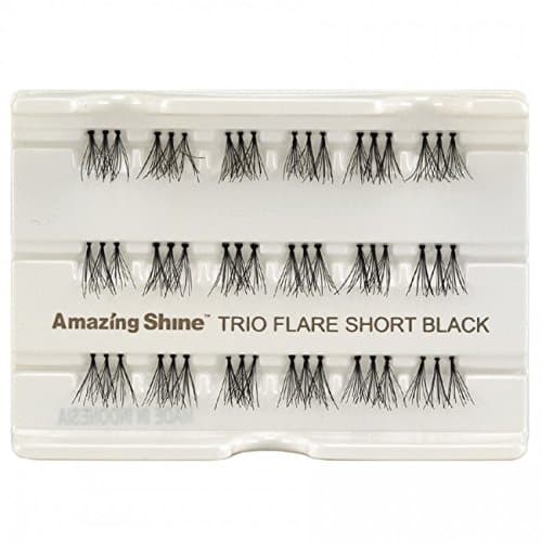Amazing Shine Trio Flare short black lashes