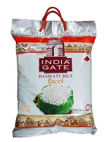 India Gate - White Basmati Rice - Excel, 10 Pound by India Gate