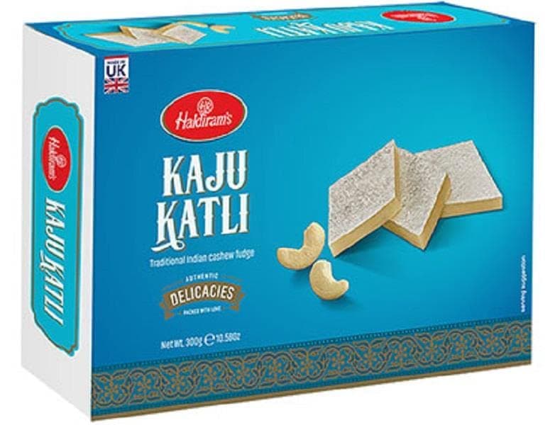 Haldirams Kaju Katli 300g Popular Indian Sweets on Every Occasions Rich Flavour/Dessert/Sweet Gifts/Festival/Celebrations