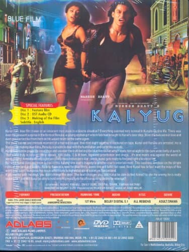 Mukesh Bhatt's Presents Kalyug Starring Kunal Khemu (Actor), Smily Suri (Actor) (DVD) All Regions, CD & Making Of
