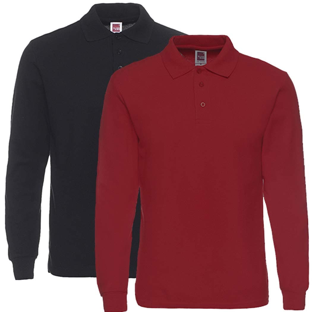 NeedBo Mens Short Sleeve Dress Shirts Slim-Fit Contrast Casual Button Down Shirts Black-Wine red XL