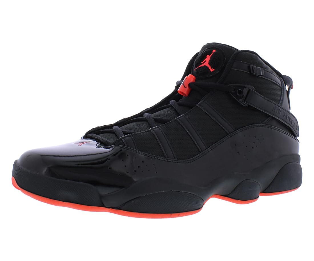 Jordan 6 Rings Men's Shoes (Black/Black/Infrared 23)