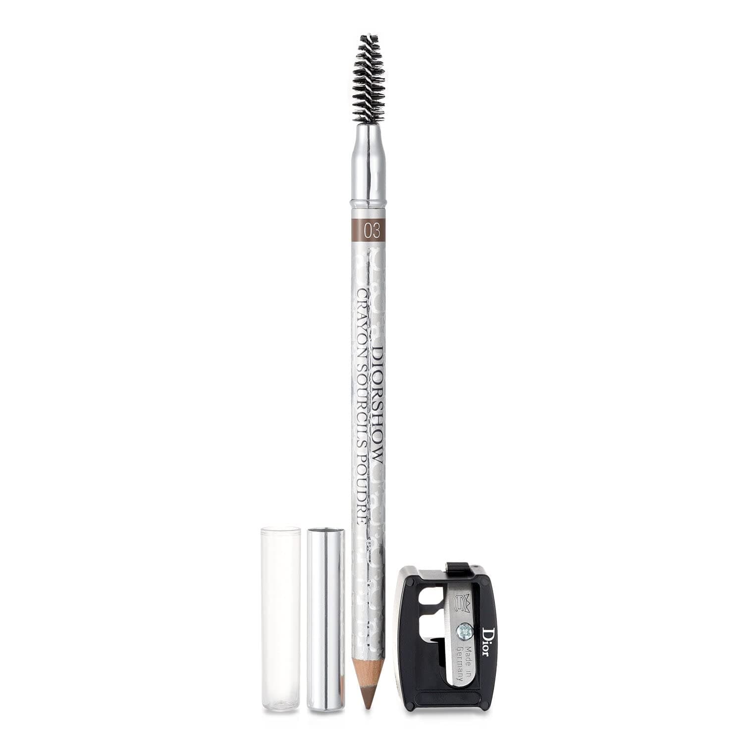 Diorshow Powder Texture Long Wear Eyebrow Pencil #03 Brown, 0.04 Ounce