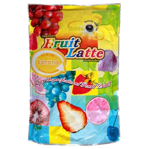 Trojan Instant Fruit Latte Bubble Tea Milk Powder, Banana, 2.2-Pound Bags (Pack of 2)
