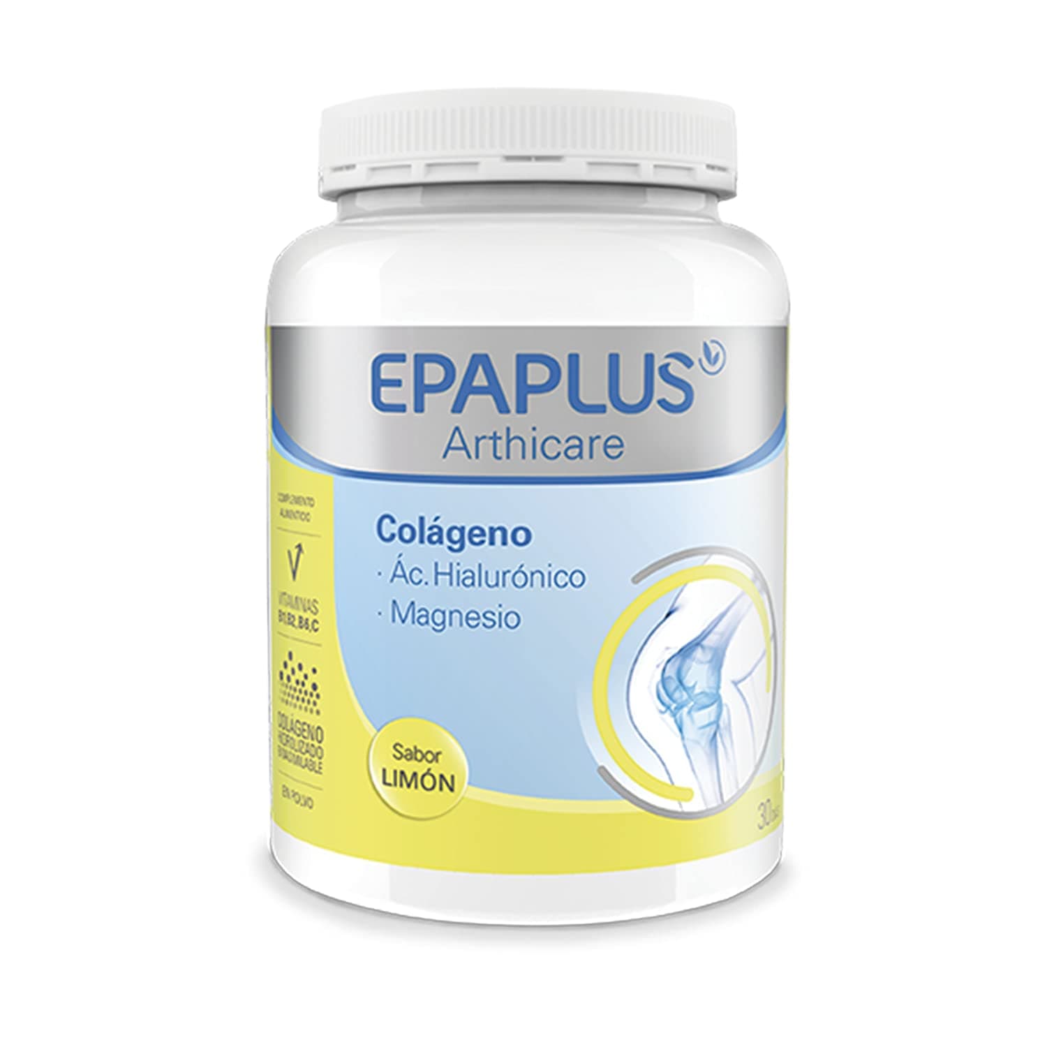 EPAPLUS ARTHICARE Hydrolyzed Collagen Lemon Flavor 332g/11.7oz Powder - With Hyaluronic Acid and Magnesium - Helps Strengthen Bones, Tendons, Cartilages, Ligaments and Joint’s Elasticity