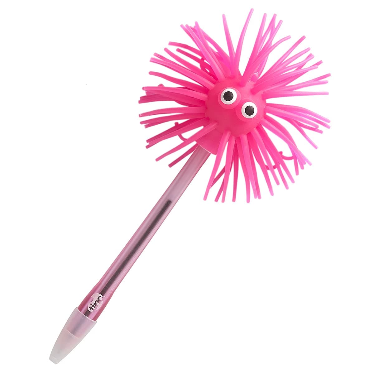 Tinc Fuzzy Guy Pen | Pink | Birthday Giveaways for Kids | Cute stuff Party Favors for Kids | School Supplies Gifts for Girls and Boys | Cute Stationar