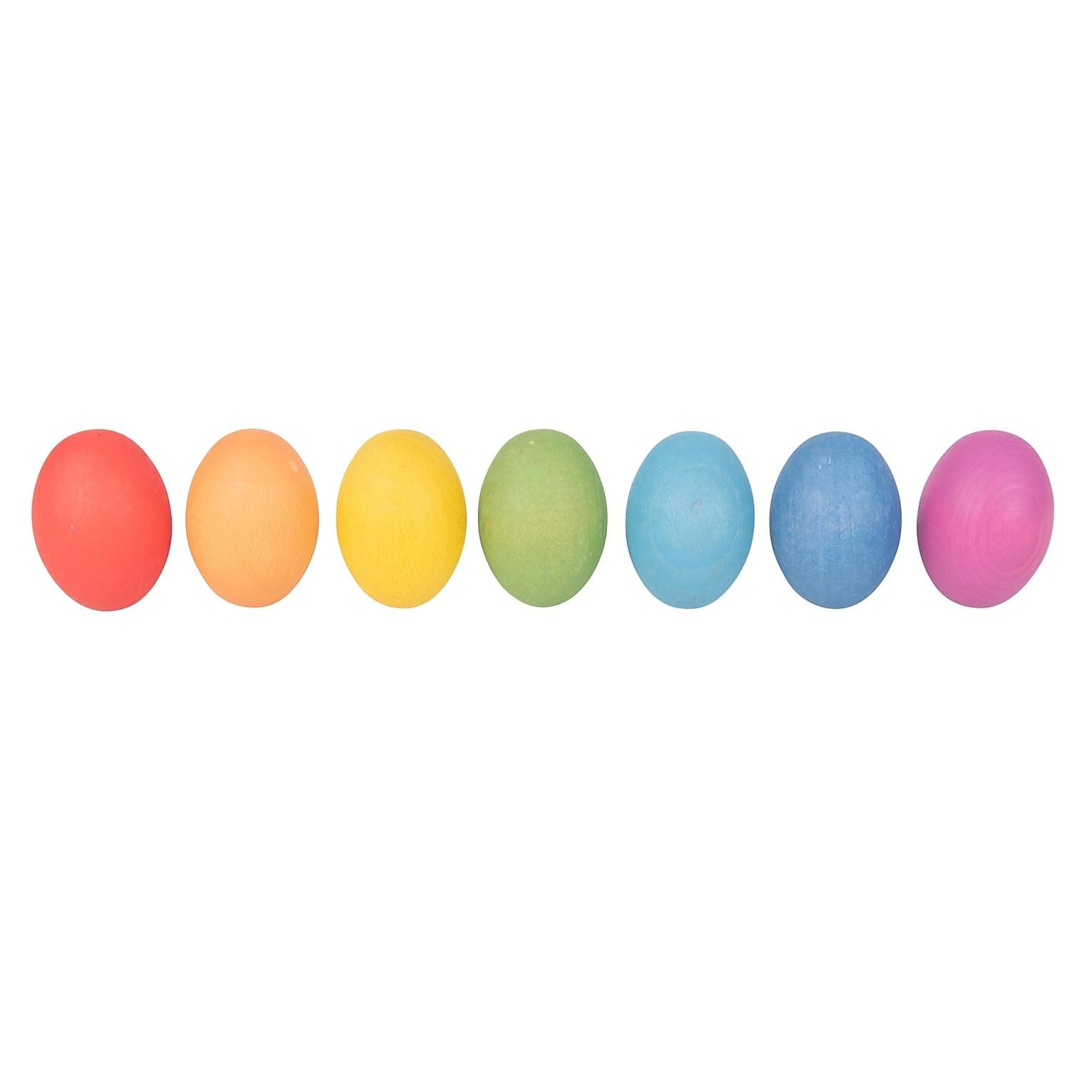 TickiT 74005 Rainbow Wooden Eggs Set of 7 - A Great Pre-school Educational To...