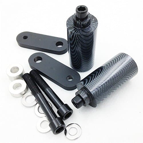 SMT-No Cut Frame Slider Crash Protector Compatible With 2004 2005 Honda Cbr 1000Rr 1000 Rr Carbon [B00RUECZ0C]