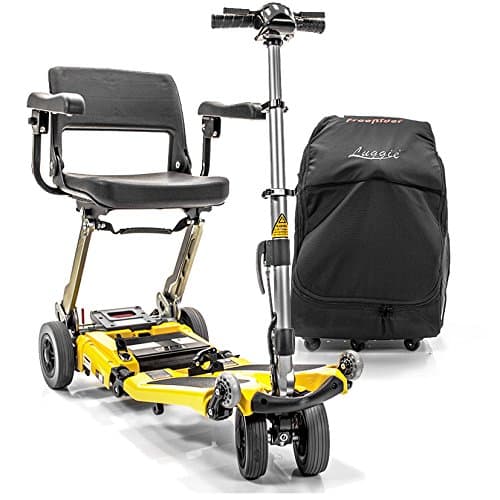 LUGGIE Elite Mobility Folding Scooter 10.5AH Lithium Power + Armrests & Travel Bag
